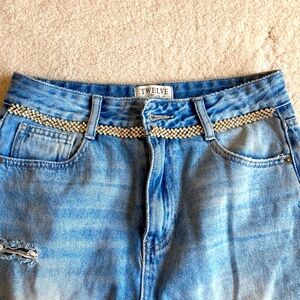 Twelve by On Twelfth Jeans with rhinestones